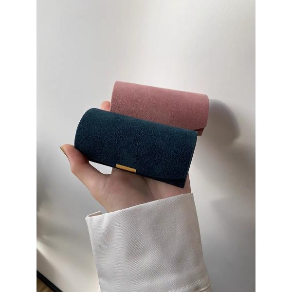 Новый изысканный высококачественный бархатный ювелирный ящик кольцо браслет ожерелье Хранилище путешествие МОЛОЙ ПОРТАБЛЬНЫЙ ювелирный