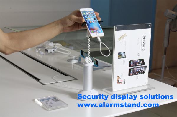 COMER security cellphone safe guard in retail stores anti-theft cable lock devices