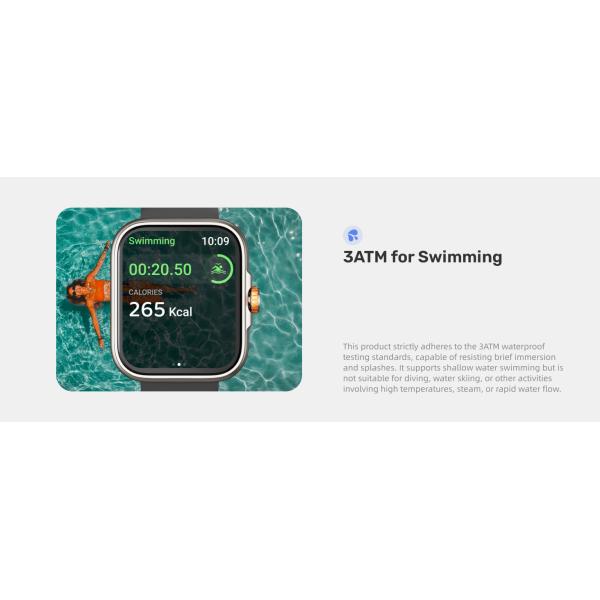 GPS Sport Smart Watch 1.78 pulgadas IP68 Fitness Tracker Reloj inteligente S216