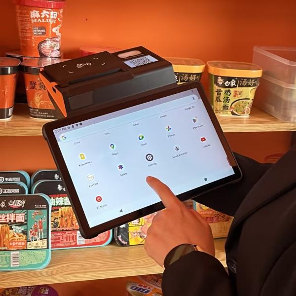 Android 13 Tablet POS WiFi Android POS Tablet 11 Inch With 80 * Dia60 Max Printer Paper Roll