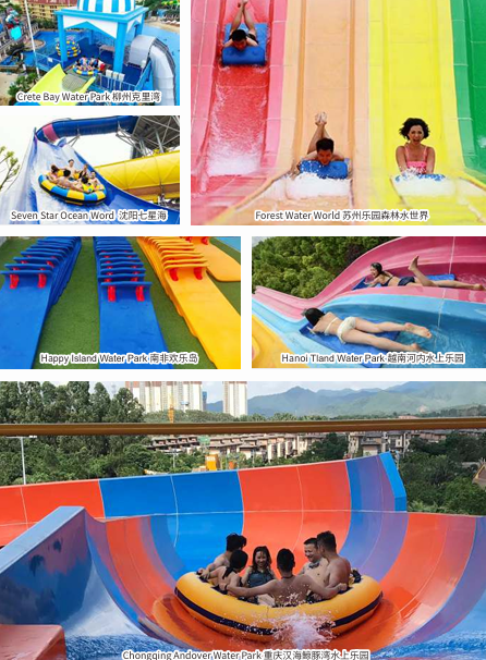 14m/s Max Speed Water Amusement Park Equipment Aqua Water Slide 304 Stainless Steel