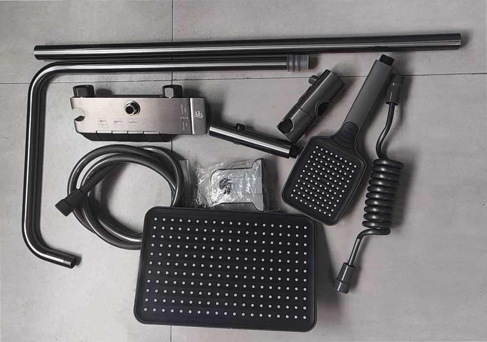 Oersitor Piano Digital Shower System Complete Set, Multi-scene Shower Kit For Household & Hotel Bathroom