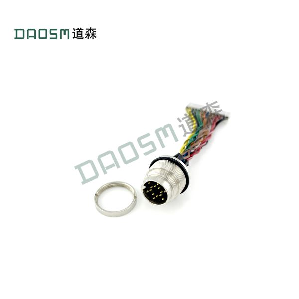 IP67 Rated M16 Circular Connectors Temperature Resistant M16 Waterproof Connector