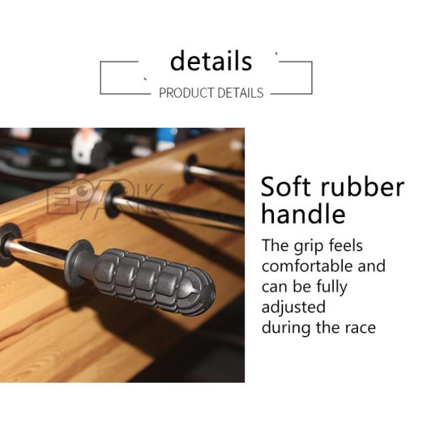 Wooden Football Soccer Table Amusement Game Machines Standard 8 Bar Home Version