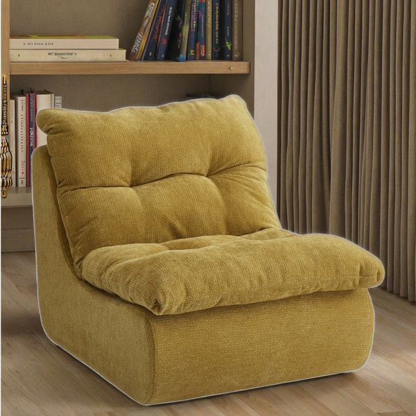Comfortable One-Seat Compressed Sofa Bean Bag Chair for Living Room & Bedroom Lazy Pug Lounge for Villa School Park-Wholesale