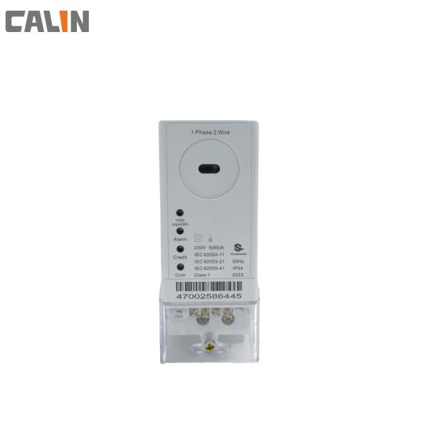 Brownouts Stable Din Rail Kwh Meters , Split Keypad STS Prepayment Meter