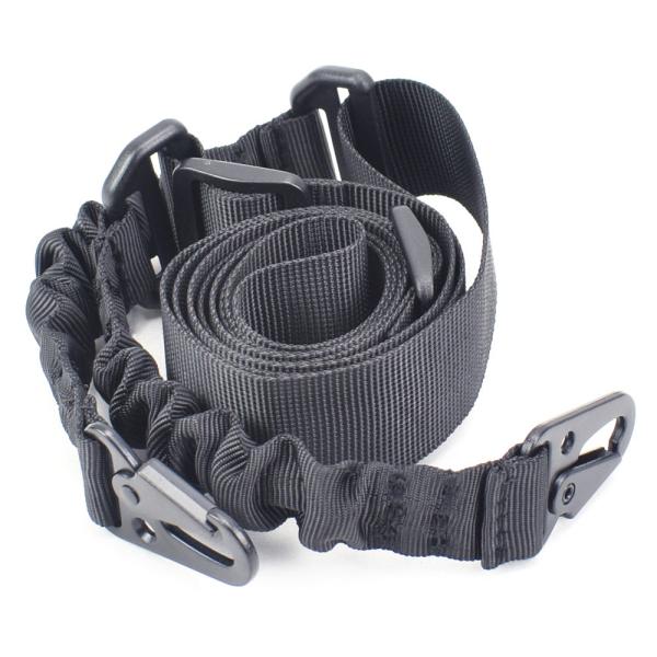 Camo Elastic Double Point Gun Sling Strap for Military Paintball Airsoft Hunting