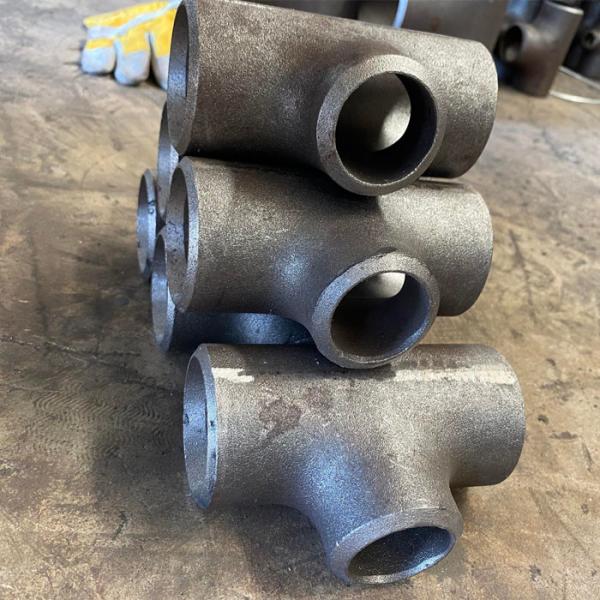 Large Diameter Weldable Steel Pipe Fittings  Customized Butt Weld Tee
