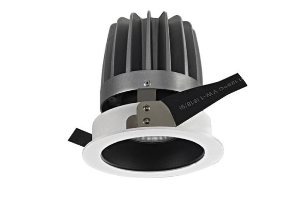 Aluminum Alloy Outdoor Led Downlights With Deep Recessed Citizen COB LED 20watt
