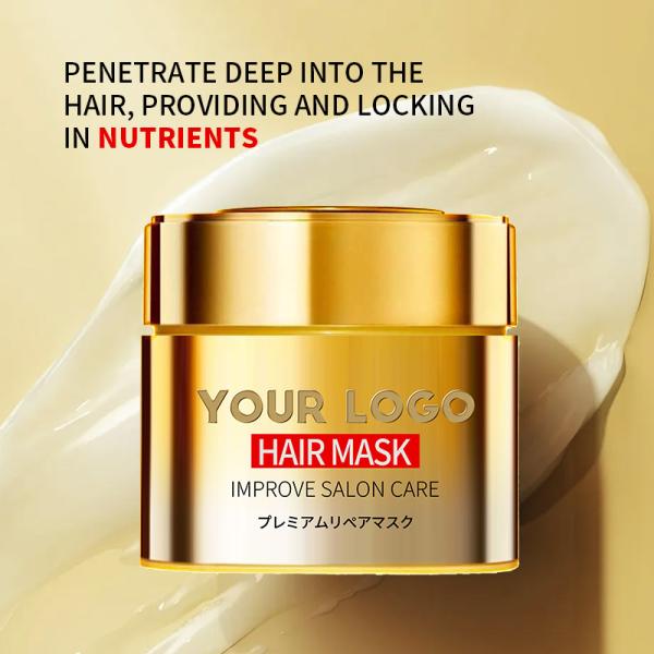 Lujo fortalece el cabello, nutre profundamente la máscara del cabello