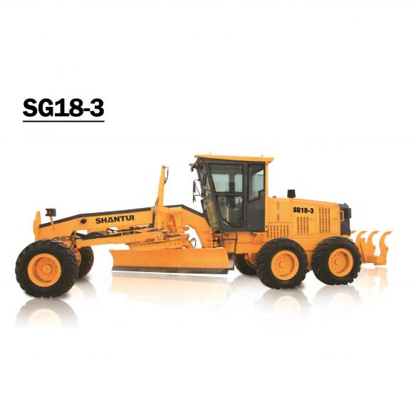 Mini Motor Graders 15.4 Ton Shantui SG18-3 Electro Hydraulic Control