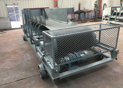 Gearmotor Material Handling Conveyor , Carbon Steel Belt Conveyor Adequate Horsepower