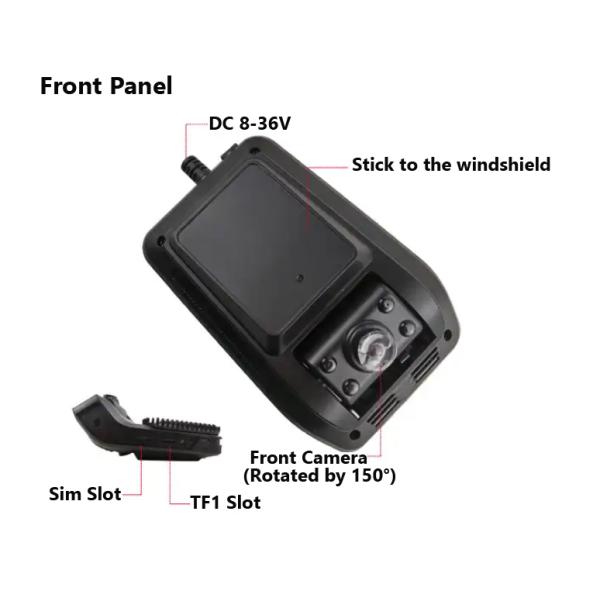 4G ADAS Dash Cam Car Video Recorder OEM 2CH 1080P DVR 4G WIFI GPS для такси