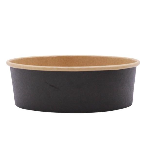 Black Disposable Soup Containers With Lids Durable 120ml-1800ml