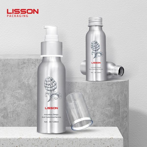 бутылки брызг 30ml 50ml 100ml бутылка насоса алюминиевой пустая алюминиевая