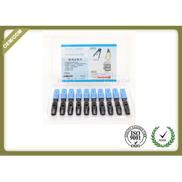 3.0mm Fiber Optic Accessories SC / UPC FTTH Quick Connect Fiber Optic Connectors