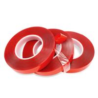 TESA 4965 Ruban adhésif double face Film rouge Substrate en PET résistant à la chaleur d'une épaisseur de 0,2 mm