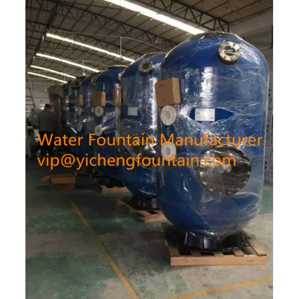 Fiberglass Depth Above Ground Pool Sand Filters Side Mount Type Flange Connection