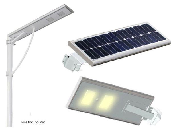 All-in-one solar LED street lights, integrated solar led street light,Integrated solar led