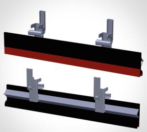 Sistema duplo de Skirtboard da correia transportadora da placa da saia do selo