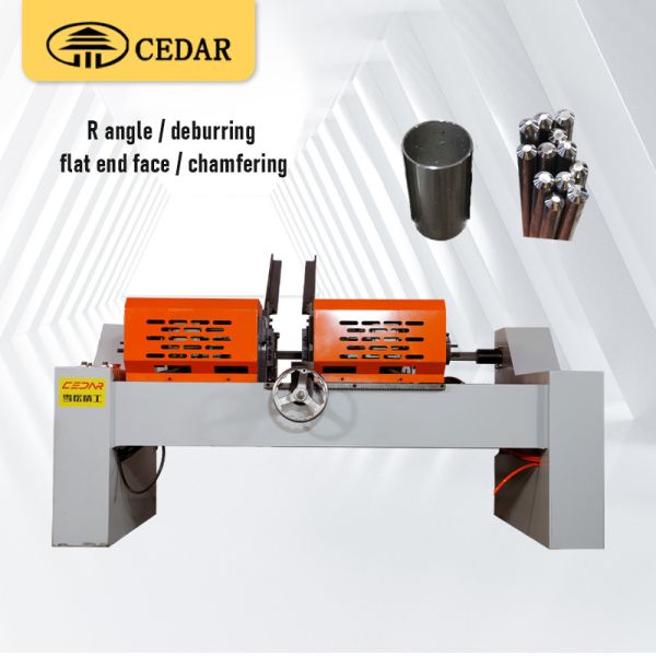 XS-50AC Pneumatic Double Head Round Bar Pipe Chamfering Machine