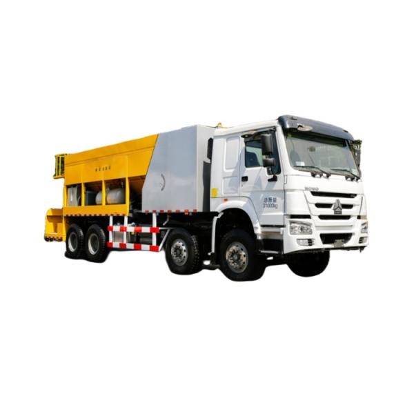 12 Tyre Sinotruk HOWO 6x4 Asphalt Slurry Sealer Slurry Seal Truck With 16m3 Gravel Tank Sealer For Road Maintenance