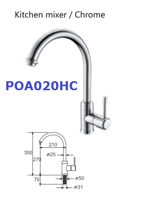 Plastic Basin Sink Deck Mounted G1/2