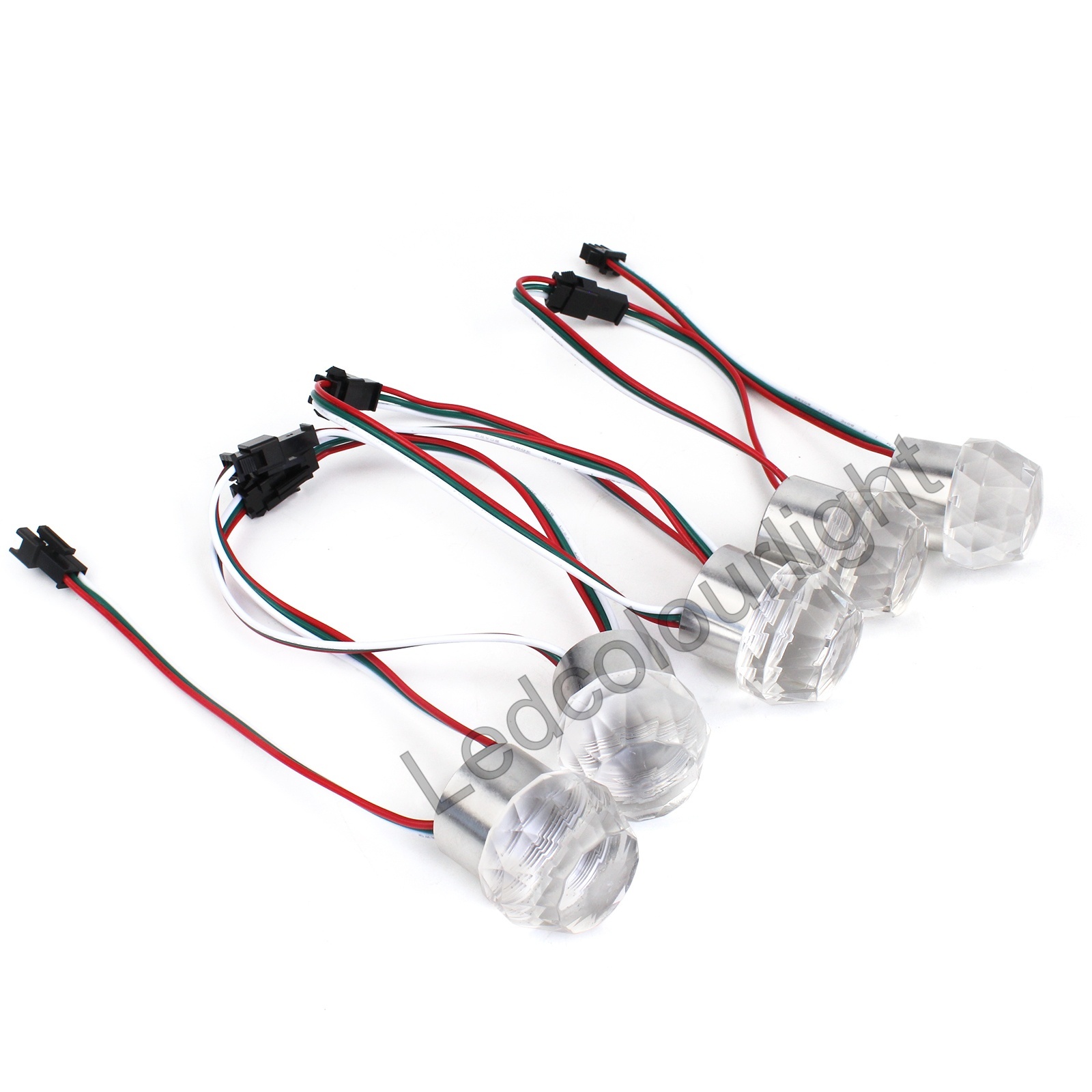 IP65 D33mm SPI Control RGB LED Diamond Crystal Pixel Light for Nightclub Decoration