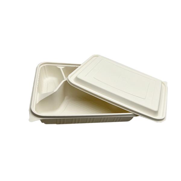 Disposable PLA Sheet For Thermoforming Four Compartment Plates Bagasse Dishes