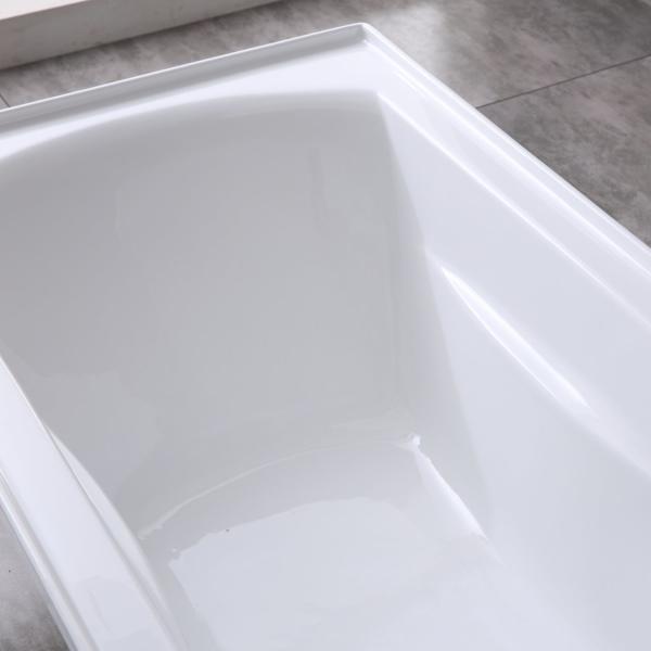 Stylish and Durable Australian Topmount Simple Acrylic Bathtub Drop in Full Payment