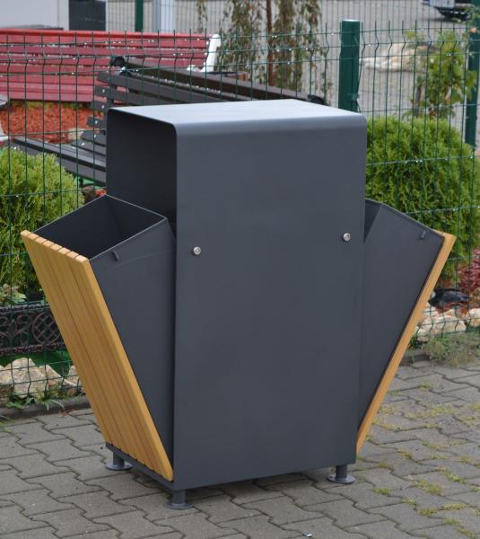 Antioxidant Drying 32 Gallon Outdoor Wooden Trash Can