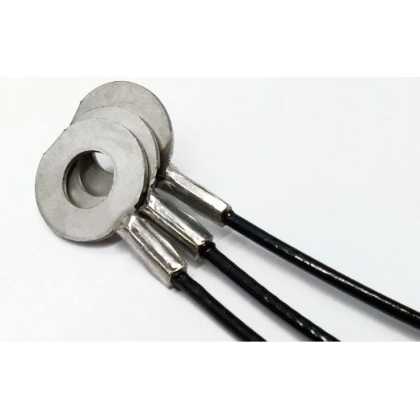 Веревочка черного ПВК покрытая/пластмассой покрытая нержавеющей стали провода двух- концом наблюдает