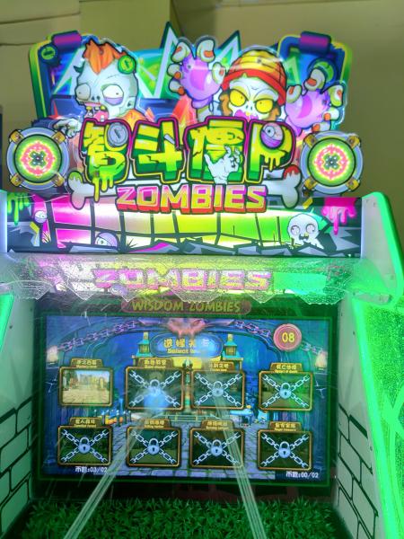 Máquina de jogos de água louca Zombie Shooter Máquina de jogos de resgate de água