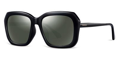 TAC Polaroid Sunglasses Women , White Frame Sunglasses Black Metal Temples