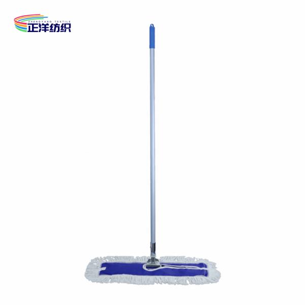 Metal Clip Cotton Cleaning Mop 380Grams Aluminum Handle Cotton Yarn Large Size