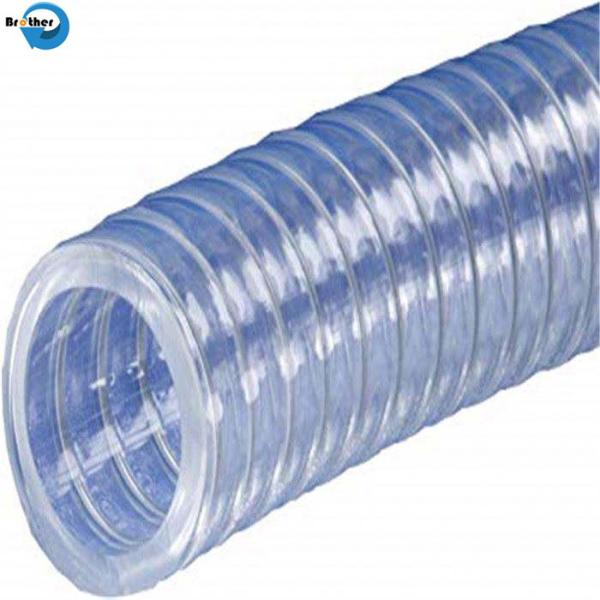 3/8 Inch to 6 Inch Clear Rigid PVC Steel Wire Reinforced Tube PVC Hose of Weifang China Manufacturer