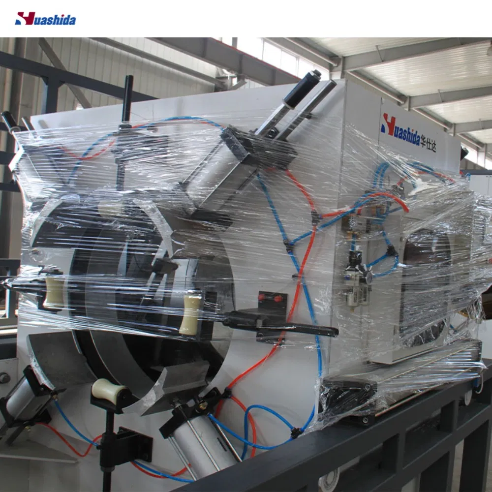 Máquina automática de corte de tuberías de plástico para la línea de producción de tuberías de aislamiento