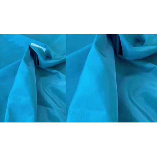100% RPET taffeta320T Sustainable fabrics For Various packages/Down Jacket