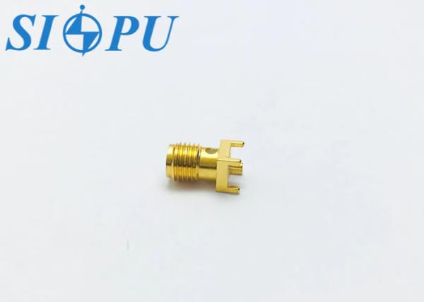 SMA Female RF Coaxial Connector – PCB Soldering Socket
