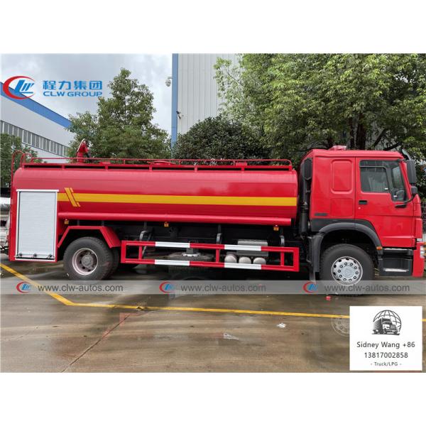 Sinotruk Howo 4x2 Fire Fighting Truck With 15cbm Water Tank