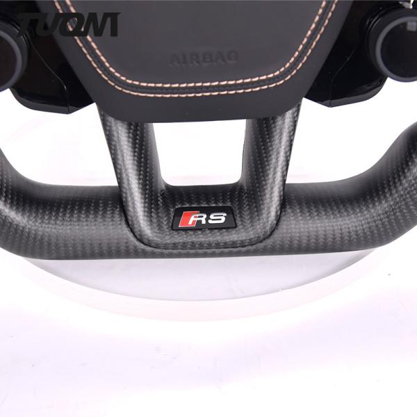 Leather Led Sport Audi Rs6 Carbon Steering Wheel Alcantara ODM