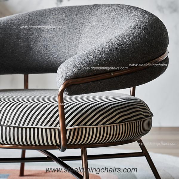 Italian Style Living Room Cloth Art 90CM 75CM Single Seater Recliner Sofa