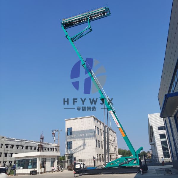 High Altitude Roll Forming Machine Platform with 18.5m Lifting Height 8t Capacity and Hydraulic Driven for Steel Structure Construction