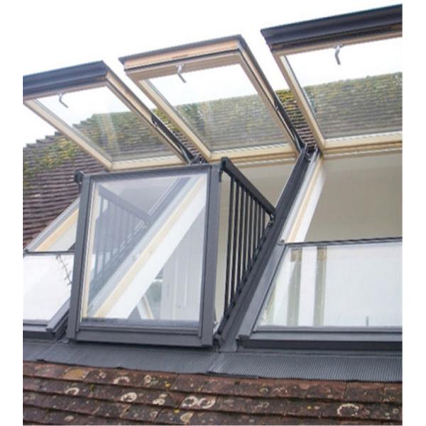 Breathable двойной стеклянный алюминиевый шторм Windows для склоняя крыш