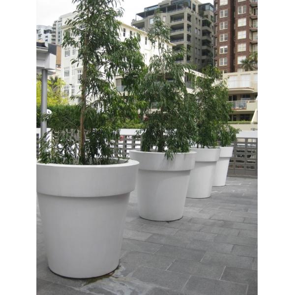 Puertas de flores de fibra de vidrio modernas y brillantes para decoración interior y exterior