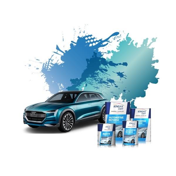 SGS Red 1K 2K Auto Refinish Paint Varnish For Car Paint