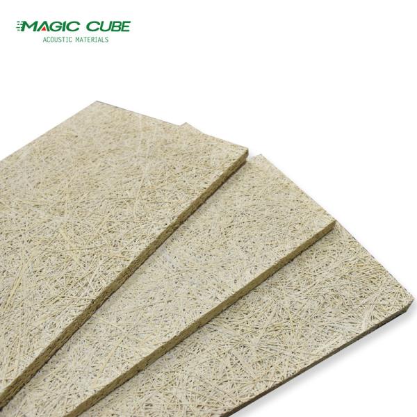 Manufacture Direct Noise Reduction Indoor Living Room Decor Wall Ceiling hexagon wool wood panel