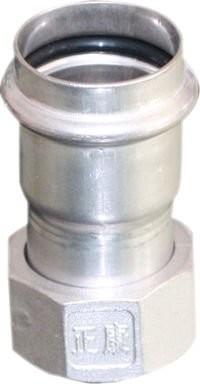 Carbon Steel Inox Press Fittings DVGW Standard Corrosion Resistance