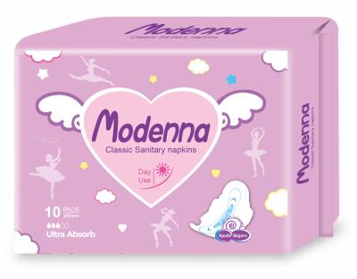 Absorbent Sanitary Napkins Organic Soft Breathable Sanitary Pads  With Wings