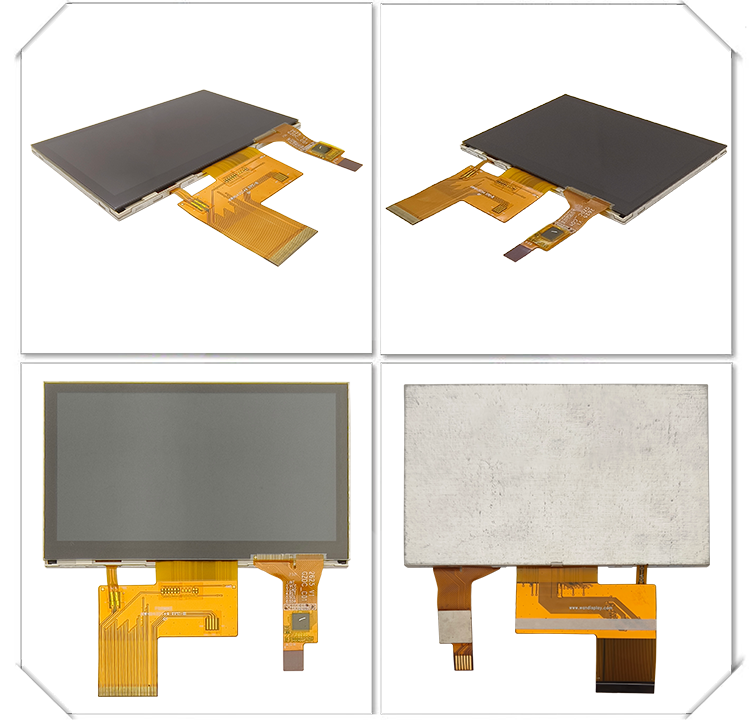 Capacitive LCD TFT Display Screen 4.3 Inch 480x272 With ST7282C Driver IC